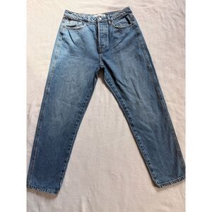 Stradivarius Women's Blue Denim MOM Jeans